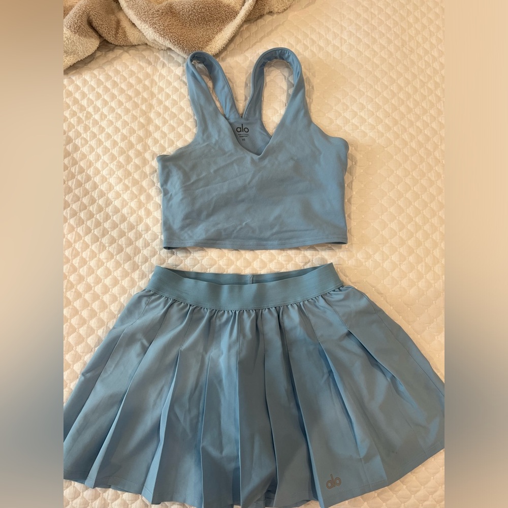 ALO Yoga Sky Blue Activewear Set